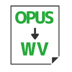 OPUS→WV変換