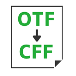 OTF→CFF変換