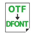 OTF→DFONT変換