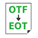 OTF→EOT変換