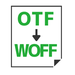 OTF→WOFF変換