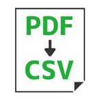 PDF→CSV変換