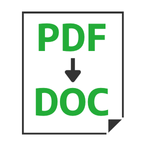 PDF→DOC変換