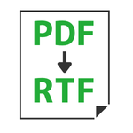PDF→RTF変換