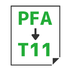 PFA→T11変換