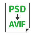 PSD→AVIF変換
