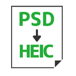 PSD→HEIC変換
