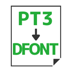 PT3→DFONT変換