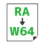 RA→W64変換