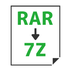 RAR→7Z変換