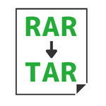 RAR→TAR変換