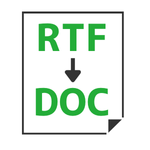 RTF→DOC変換