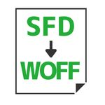 SFD→WOFF変換