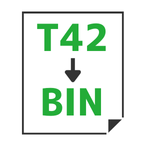 T42→BIN変換