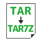 TAR→TAR.7Z変換