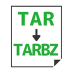 TAR→TAR.BZ変換