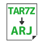 TAR.7Z→ARJ変換