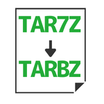 TAR.7Z→TAR.BZ変換