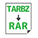 TAR.BZ→RAR変換