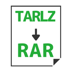 TAR.LZ→RAR変換
