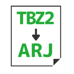 TBZ2→ARJ変換