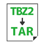 TBZ2→TAR変換