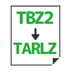 TBZ2→TAR.LZ変換