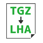 TGZ→LHA変換