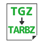 TGZ→TAR.BZ変換
