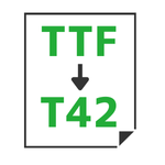 TTF→T42変換