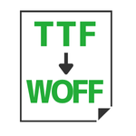 TTF→WOFF変換