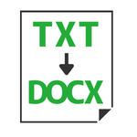 TXT→DOCX変換