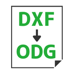 DXF→ODG変換