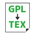 GPL→TEX変換