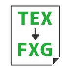 TEX→FXG変換
