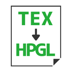 TEX→HPGL変換