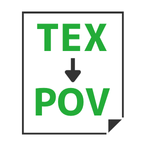 TEX→POV変換