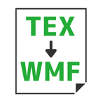 TEX→WMF変換