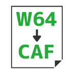 W64→CAF変換