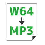 W64→MP3変換