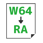 W64→RA変換