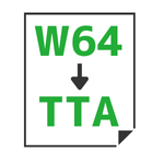 W64→TTA変換