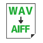 WAV→AIFF変換
