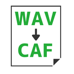 WAV→CAF変換