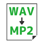 WAV→MP2変換