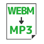 WEBM→MP3変換