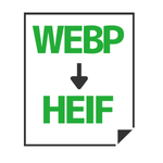 WEBP→HEIF変換
