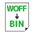 WOFF→BIN変換