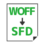WOFF→SFD変換