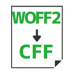 WOFF2→CFF変換
